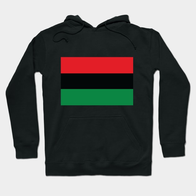 Pan African Flag Hoodie by Wickedcartoons